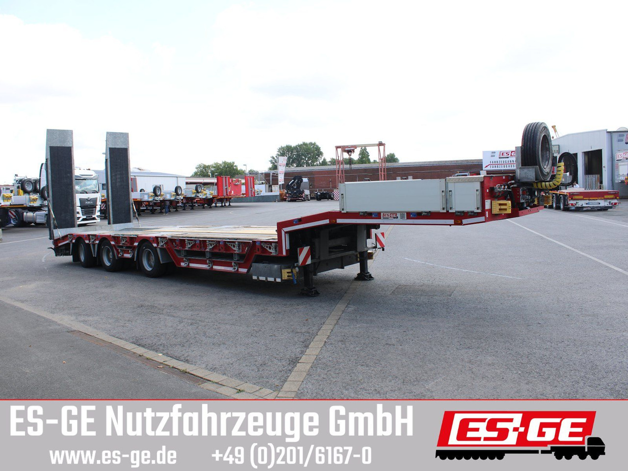 ES-GE 3-Achs-Satteltieflader, Radmulden - Podvalníkový návěs: obrázek 4 ES-GE 3-Achs-Satteltieflader, Radmulden - Podvalníkový návěs: obrázek 4
