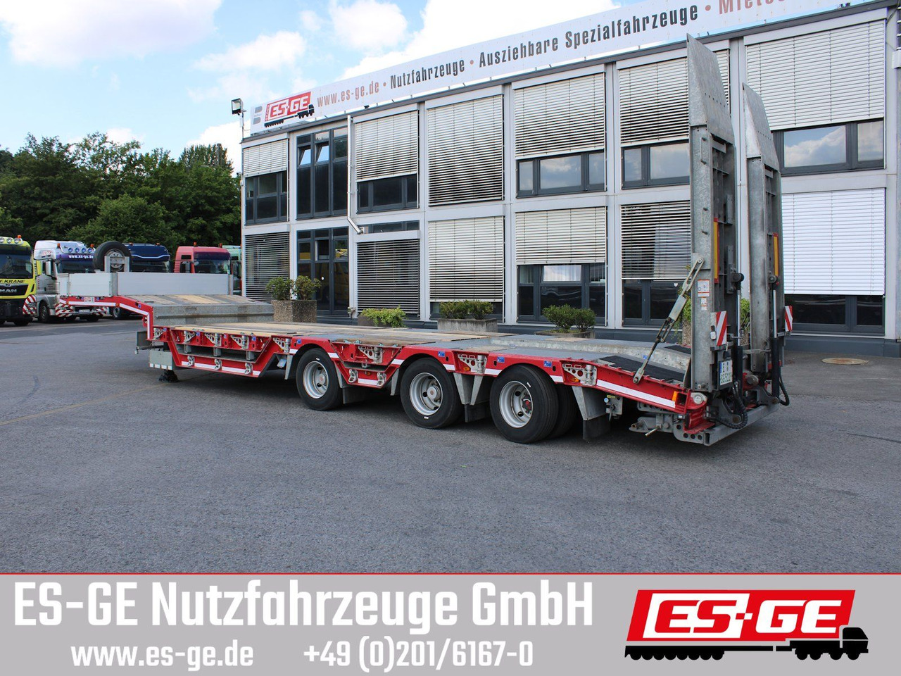 ES-GE 3-Achs-Satteltieflader, Radmulden - Podvalníkový návěs: obrázek 1 ES-GE 3-Achs-Satteltieflader, Radmulden - Podvalníkový návěs: obrázek 1