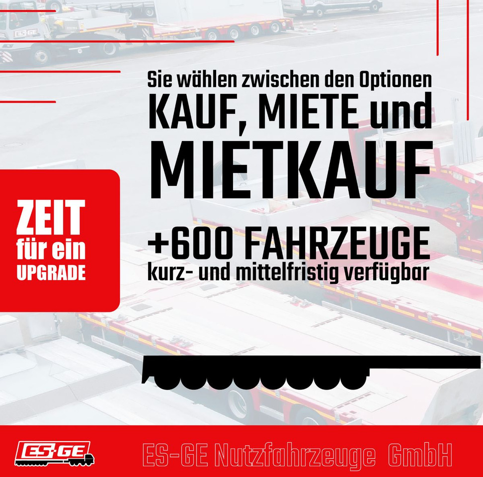 ES-GE 3-Achs-Satteltieflader - Radmulden - Podvalníkový návěs: obrázek 4 ES-GE 3-Achs-Satteltieflader - Radmulden - Podvalníkový návěs: obrázek 4