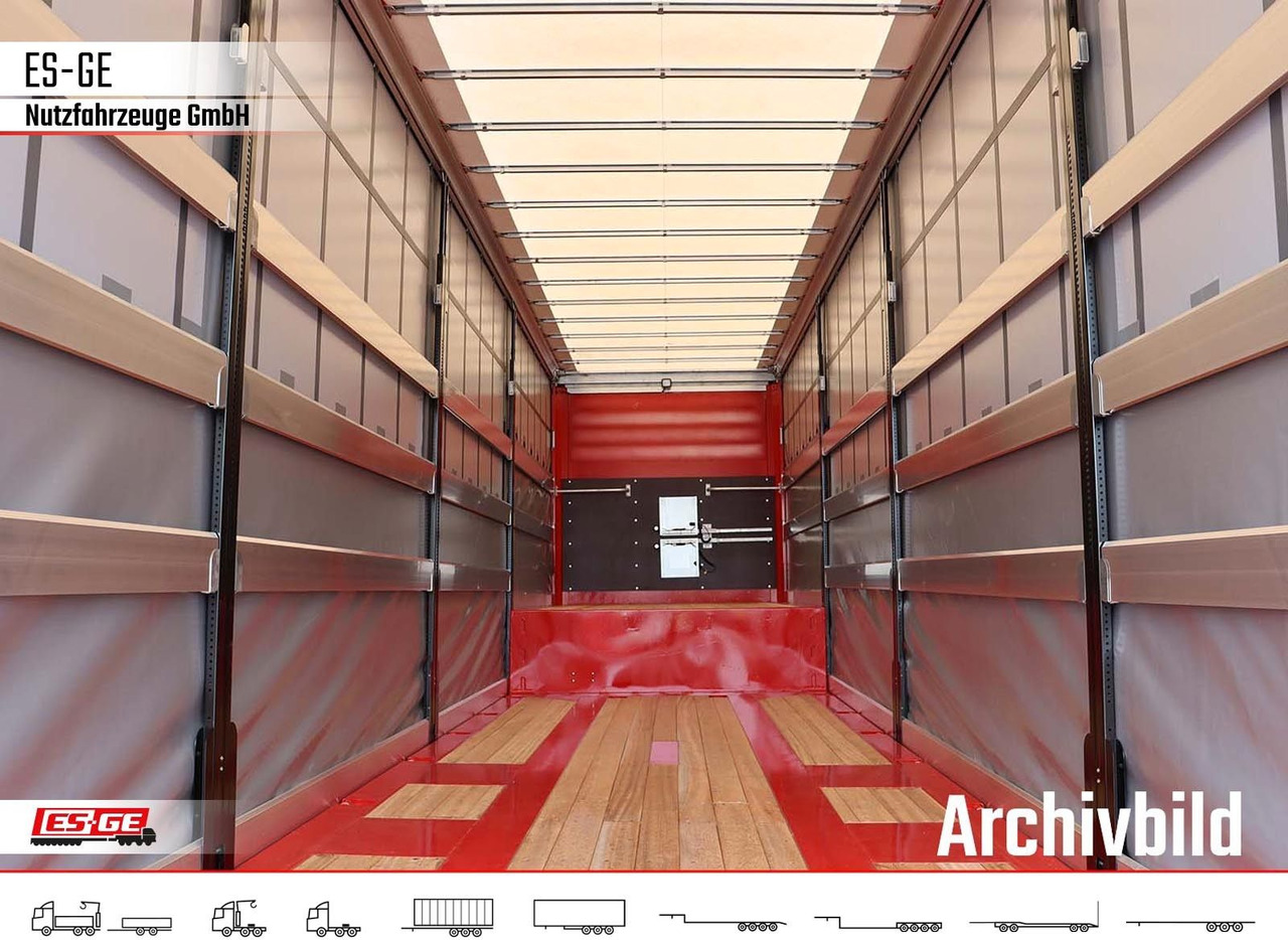 ES-GE 4-Achs-Satteltieflader mit Curtainsider-Aufbau - Podvalníkový návěs: obrázek 4 ES-GE 4-Achs-Satteltieflader mit Curtainsider-Aufbau - Podvalníkový návěs: obrázek 4