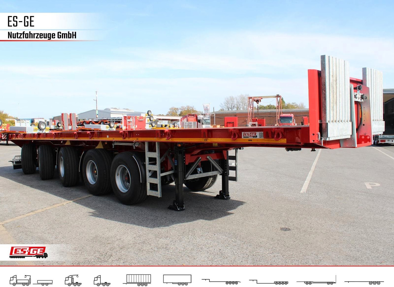 ES-GE 5-Achs-Ballastauflieger - Návěs valník/ Plato: obrázek 1 ES-GE 5-Achs-Ballastauflieger - Návěs valník/ Plato: obrázek 1