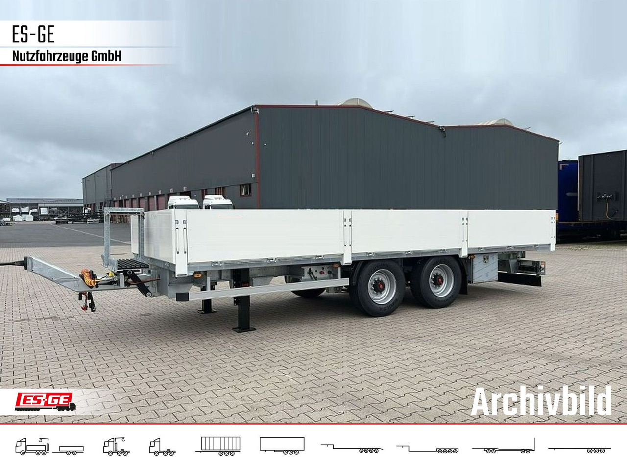 ES-GE Tandem-Anhänger Bordwände, CV, Rungen - Přívěs plato/ Valník: obrázek 1 ES-GE Tandem-Anhänger Bordwände, CV, Rungen - Přívěs plato/ Valník: obrázek 1