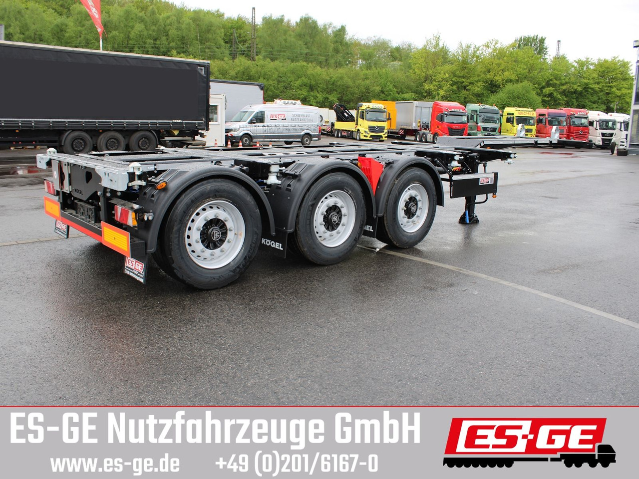 Kögel PORT 45 TRIPLEX Containerchassis - Kontejnerovy návěs/ Výměnná nástavba: obrázek 3 Kögel PORT 45 TRIPLEX Containerchassis - Kontejnerovy návěs/ Výměnná nástavba: obrázek 3