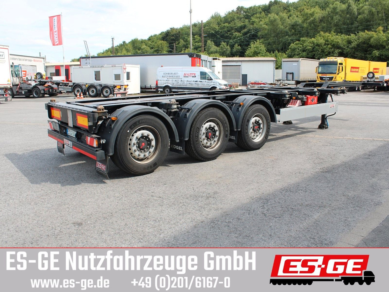 Kögel Port 40 simplex, pneumatischer Heckausschub - Kontejnerovy návěs/ Výměnná nástavba: obrázek 3 Kögel Port 40 simplex, pneumatischer Heckausschub - Kontejnerovy návěs/ Výměnná nástavba: obrázek 3