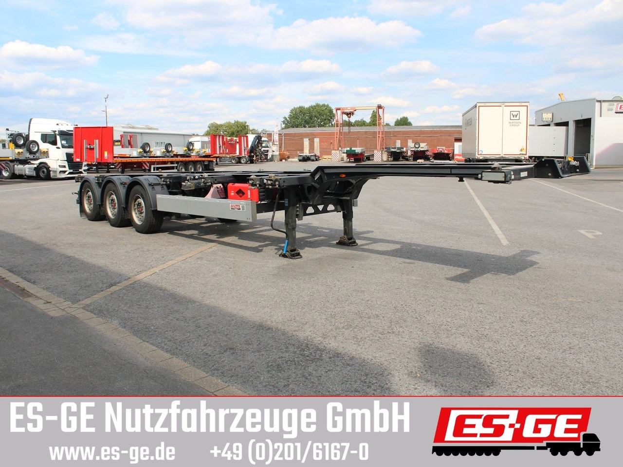 Kögel Port 40 simplex, pneumatischer Heckausschub - Kontejnerovy návěs/ Výměnná nástavba: obrázek 4 Kögel Port 40 simplex, pneumatischer Heckausschub - Kontejnerovy návěs/ Výměnná nástavba: obrázek 4