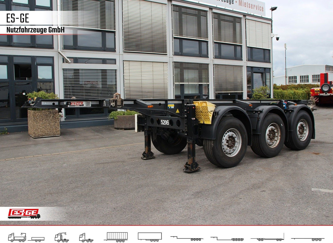 Krone 3-Achs-Containerchassis 20' - Kontejnerovy návěs/ Výměnná nástavba: obrázek 1 Krone 3-Achs-Containerchassis 20' - Kontejnerovy návěs/ Výměnná nástavba: obrázek 1