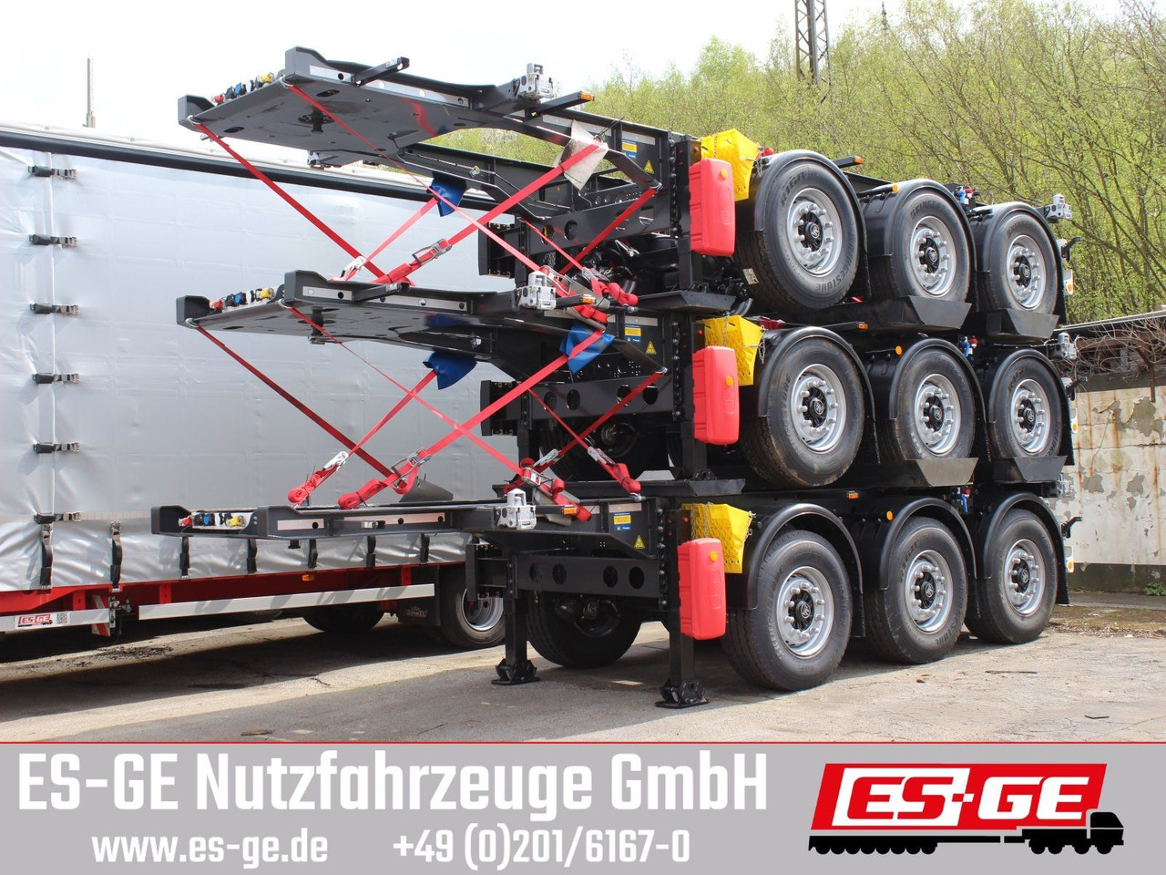 Krone 3-Achs-Containerchassis 20' - Kontejnerovy návěs/ Výměnná nástavba: obrázek 1 Krone 3-Achs-Containerchassis 20' - Kontejnerovy návěs/ Výměnná nástavba: obrázek 1