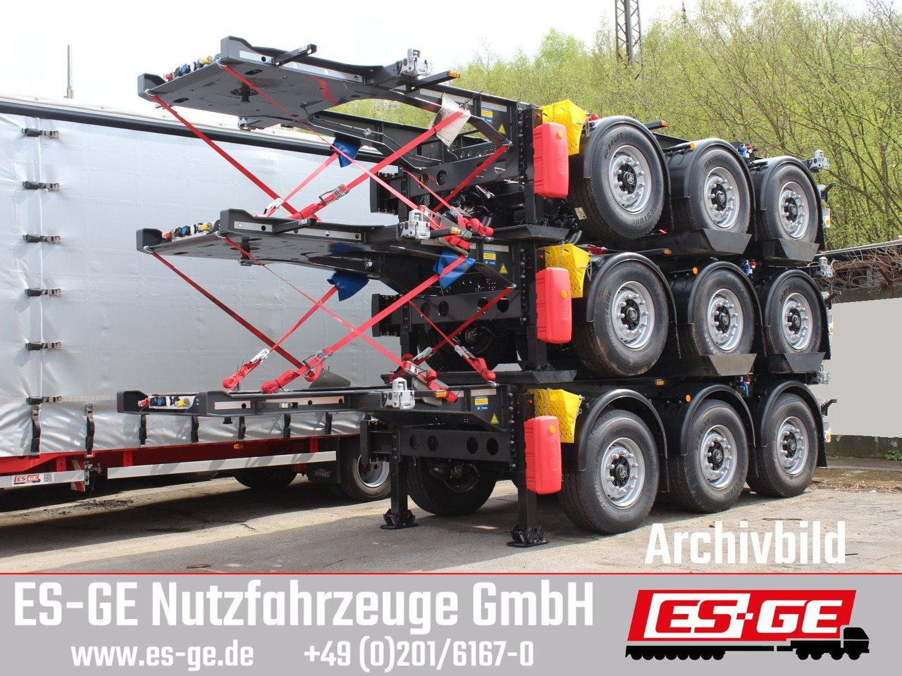Krone Box Liner 3-Achs-Containerchassis 20' - Kontejnerovy návěs/ Výměnná nástavba: obrázek 1 Krone Box Liner 3-Achs-Containerchassis 20' - Kontejnerovy návěs/ Výměnná nástavba: obrázek 1