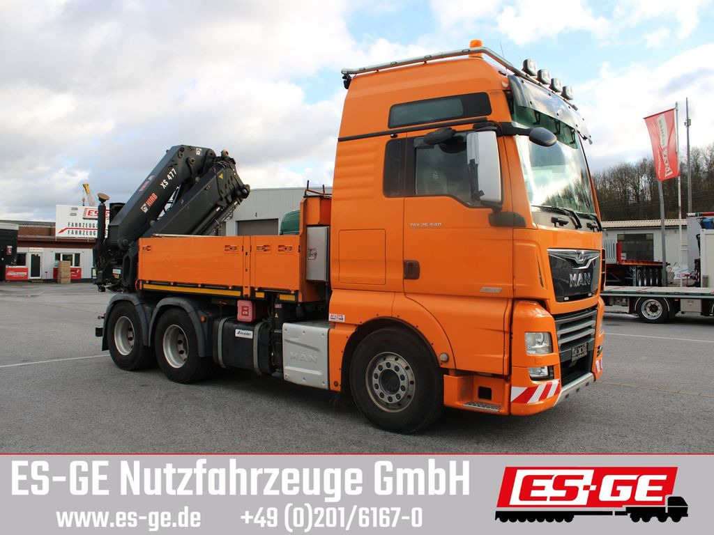 MAN TGX 26.540 + HIABV-Ladekran 477E-4 HIPRO - Nákladní automobil valníkový/ Plošinový, Auto s hydraulickou rukou: obrázek 3 MAN TGX 26.540 + HIABV-Ladekran 477E-4 HIPRO - Nákladní automobil valníkový/ Plošinový, Auto s hydraulickou rukou: obrázek 3
