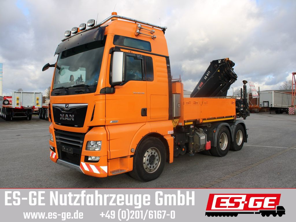 MAN TGX 26.540 + HIABV-Ladekran 477E-4 HIPRO - Nákladní automobil valníkový/ Plošinový, Auto s hydraulickou rukou: obrázek 1 MAN TGX 26.540 + HIABV-Ladekran 477E-4 HIPRO - Nákladní automobil valníkový/ Plošinový, Auto s hydraulickou rukou: obrázek 1