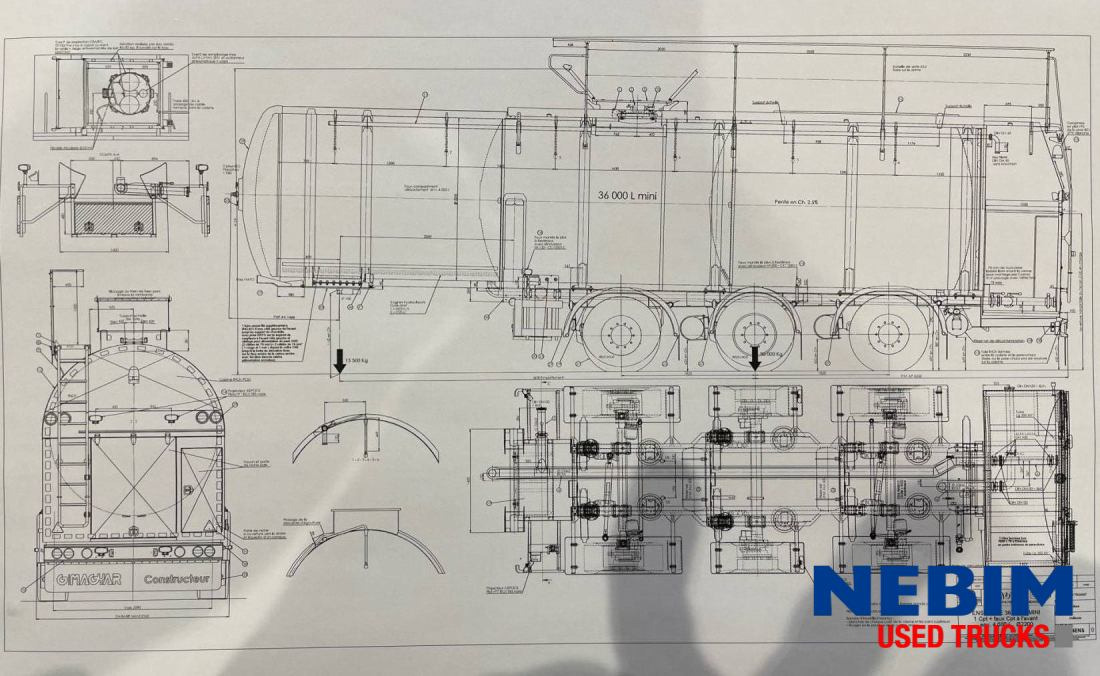 Magyar S43EDD Milk Tank - 36.000L - Cisternový návěs: obrázek 3 Magyar S43EDD Milk Tank - 36.000L - Cisternový návěs: obrázek 3