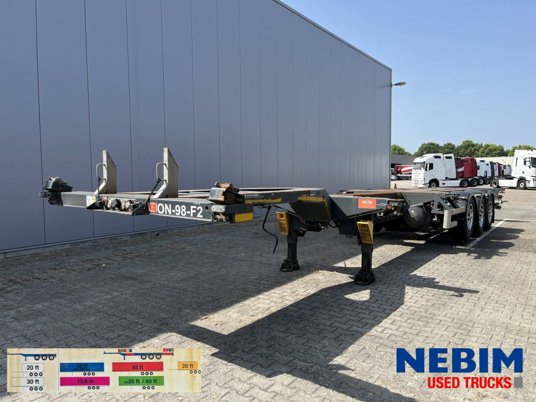 Pacton ET3 - Multi / Slider / Flex - Kontejnerovy návěs/ Výměnná nástavba: obrázek 1 Pacton ET3 - Multi / Slider / Flex - Kontejnerovy návěs/ Výměnná nástavba: obrázek 1