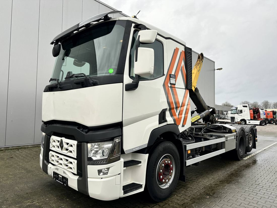 Renault T460 6x2 - 20ton Palfinger hooklift - Kontejnérový podvozek/ Výměnná nástavba: obrázek 1 Renault T460 6x2 - 20ton Palfinger hooklift - Kontejnérový podvozek/ Výměnná nástavba: obrázek 1
