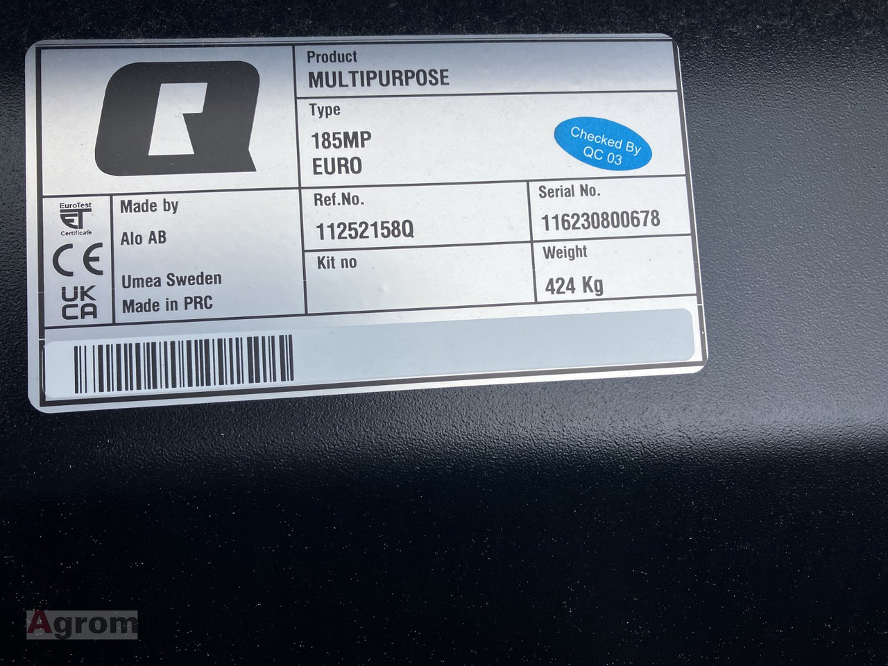 ALÖ 4in1 Klappschaufel 185 MP - Nakládací lžíce pro Stavební technika: obrázek 3 ALÖ 4in1 Klappschaufel 185 MP - Nakládací lžíce pro Stavební technika: obrázek 3