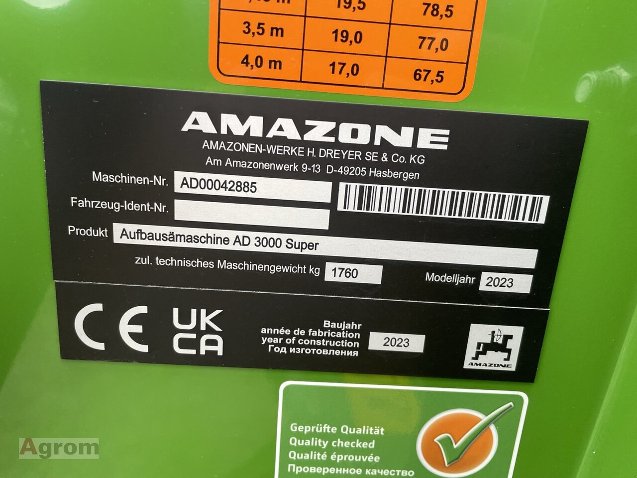 Amazone KE 3002-190 / AD 3000 Super - Secí stroj: obrázek 5 Amazone KE 3002-190 / AD 3000 Super - Secí stroj: obrázek 5