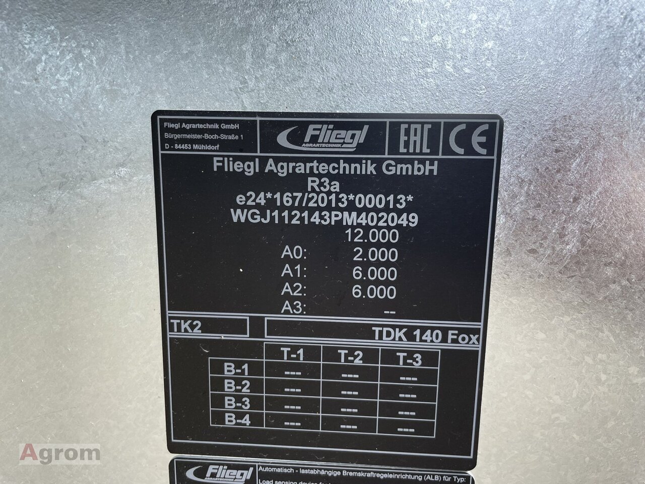 Fliegl TDK 140 FOX leasing Fliegl TDK 140 FOX: obrázek 6 Fliegl TDK 140 FOX leasing Fliegl TDK 140 FOX: obrázek 6