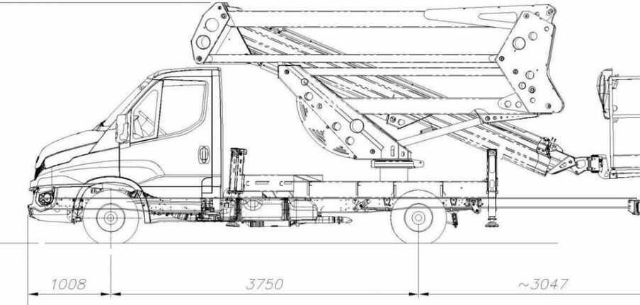 SOCAGE 20 D (IVECO) - Autoplošina: obrázek 4 SOCAGE 20 D (IVECO) - Autoplošina: obrázek 4