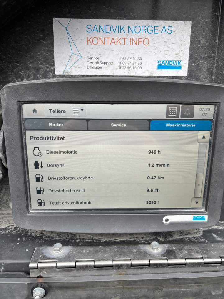 Vrtná souprava Sandvik Dino DC420Ri S5: obrázek 7