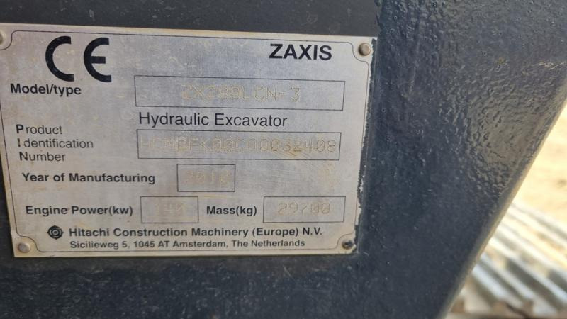 Hitachi ZX280 - Pásové rýpadlo: obrázek 5 Hitachi ZX280 - Pásové rýpadlo: obrázek 5