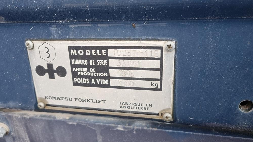 Dieselový vysokozdvižný vozík Komatsu FD25T: obrázek 8