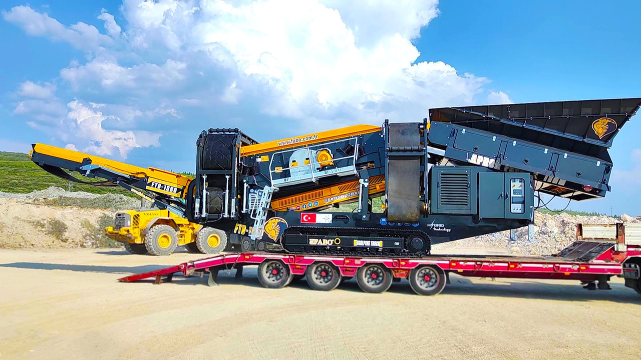 Nový Mobilní drtič FABO Mobile crusher: obrázek 11