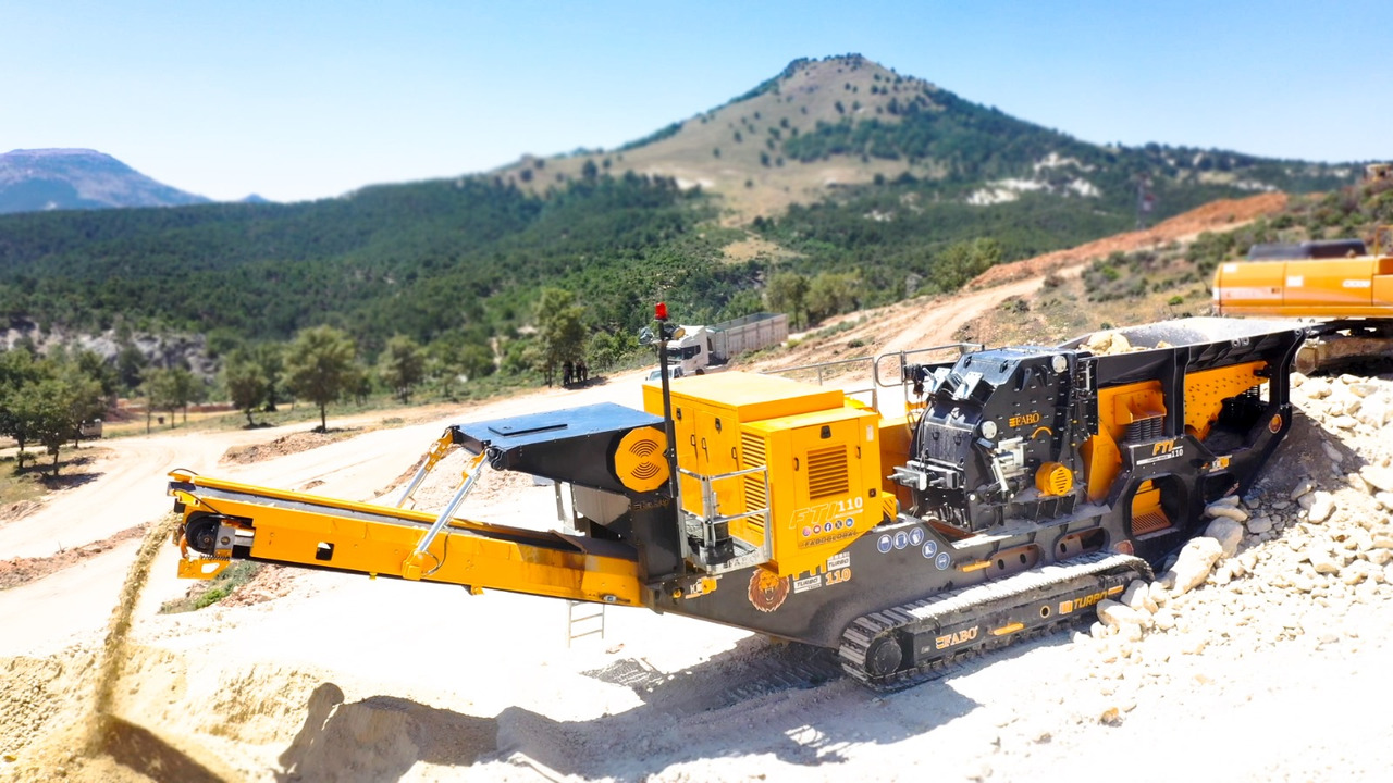 FABO Mobile crusher - Mobilní drtič: obrázek 1 FABO Mobile crusher - Mobilní drtič: obrázek 1