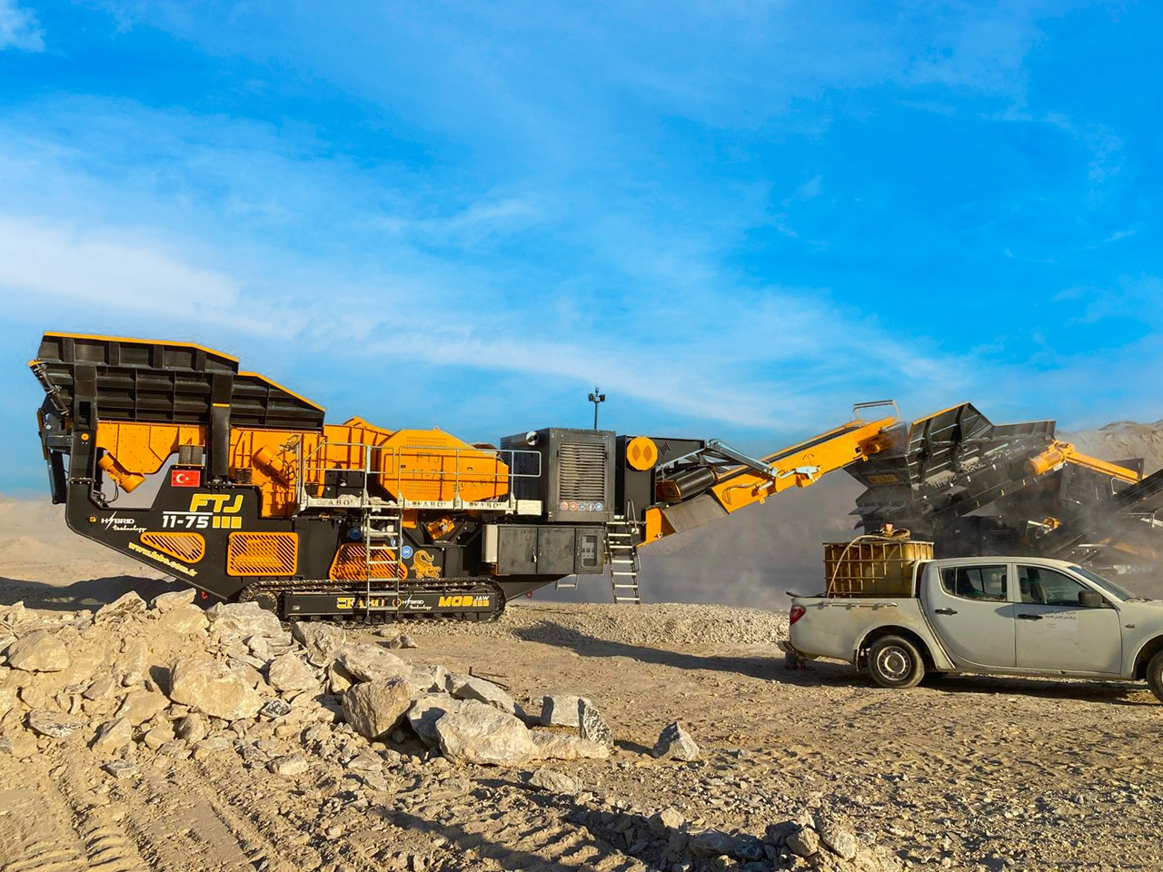 FABO Mobile crusher - Mobilní drtič: obrázek 3 FABO Mobile crusher - Mobilní drtič: obrázek 3