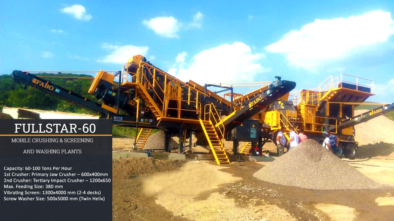 Nový Mobilní drtič FABO Mobile crusher: obrázek 19