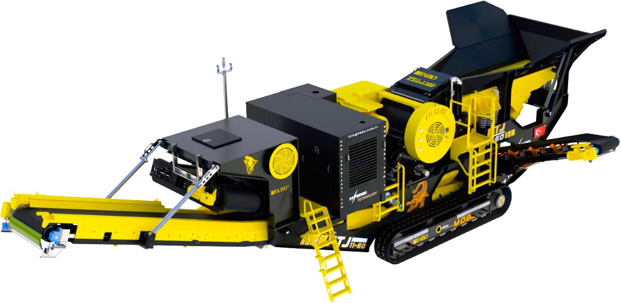 Nový Mobilní drtič FABO Mobile crusher: obrázek 14
