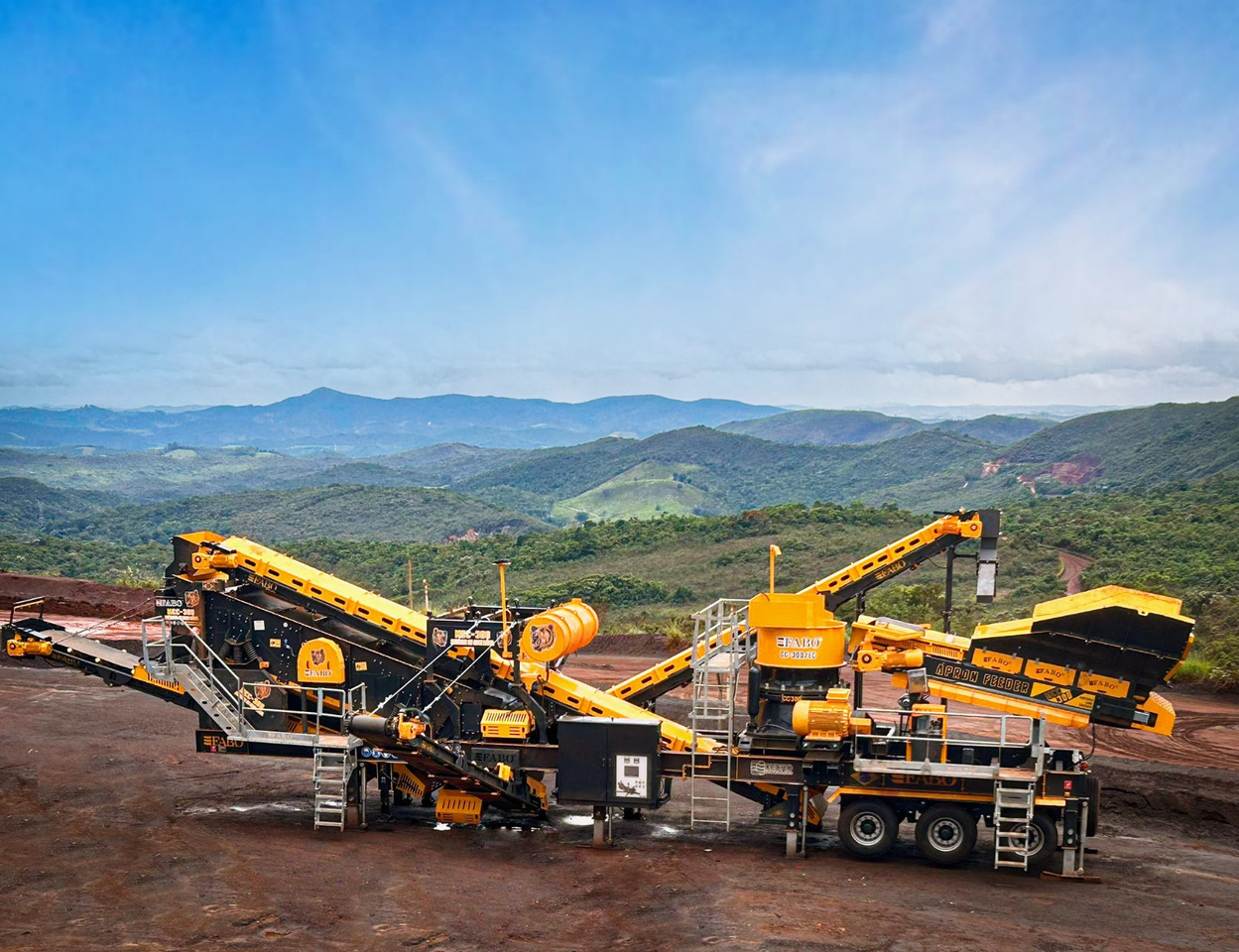 FABO Mobile crusher - Mobilní drtič: obrázek 1 FABO Mobile crusher - Mobilní drtič: obrázek 1