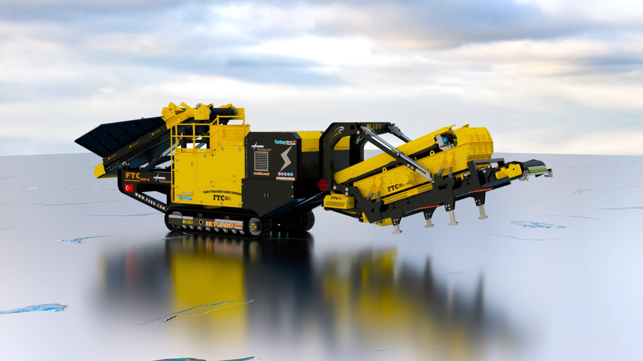 FABO Mobile crusher - Mobilní drtič: obrázek 1 FABO Mobile crusher - Mobilní drtič: obrázek 1