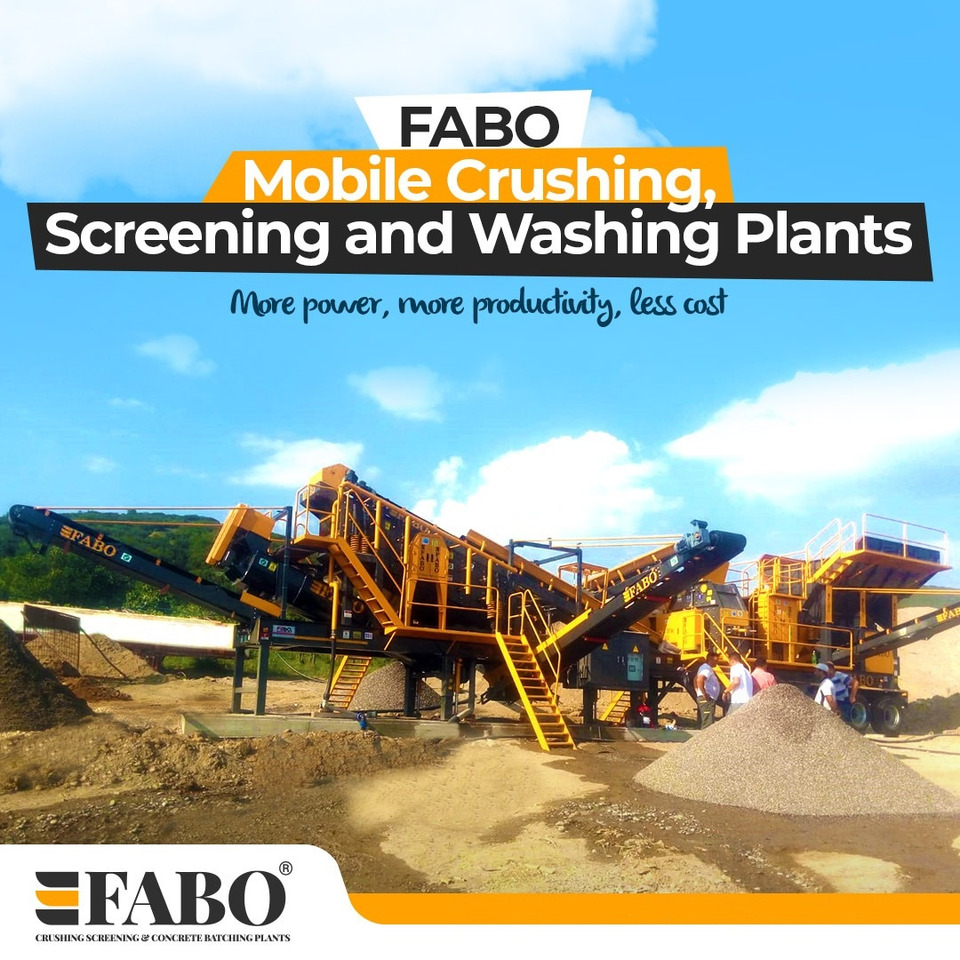 Nový Mobilní drtič FABO Mobile crusher: obrázek 13