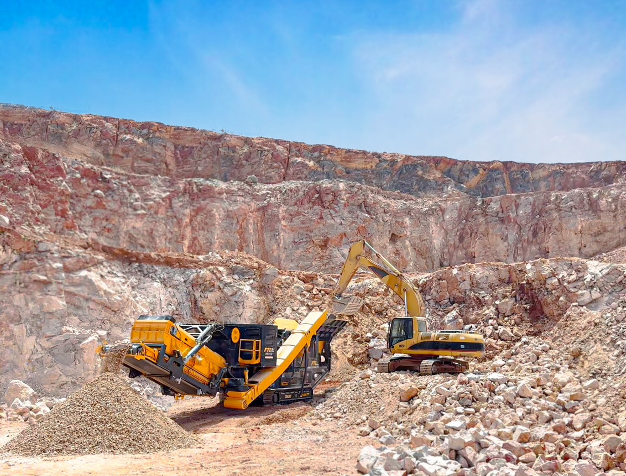 FABO Mobile crusher - Mobilní drtič: obrázek 4 FABO Mobile crusher - Mobilní drtič: obrázek 4