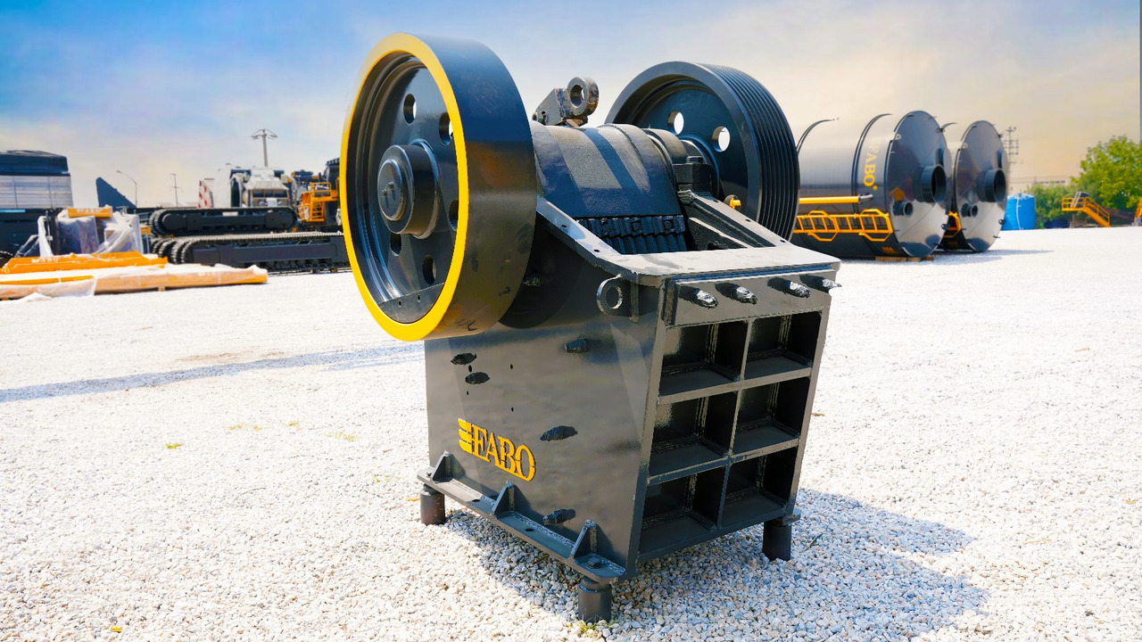FABO jaw crusher - Čelisťový drtič: obrázek 3 FABO jaw crusher - Čelisťový drtič: obrázek 3