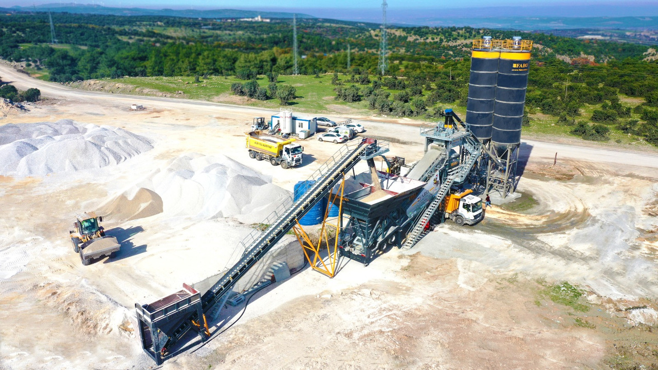 FABO mobile concrete batching plant - Betonárna: obrázek 1 FABO mobile concrete batching plant - Betonárna: obrázek 1