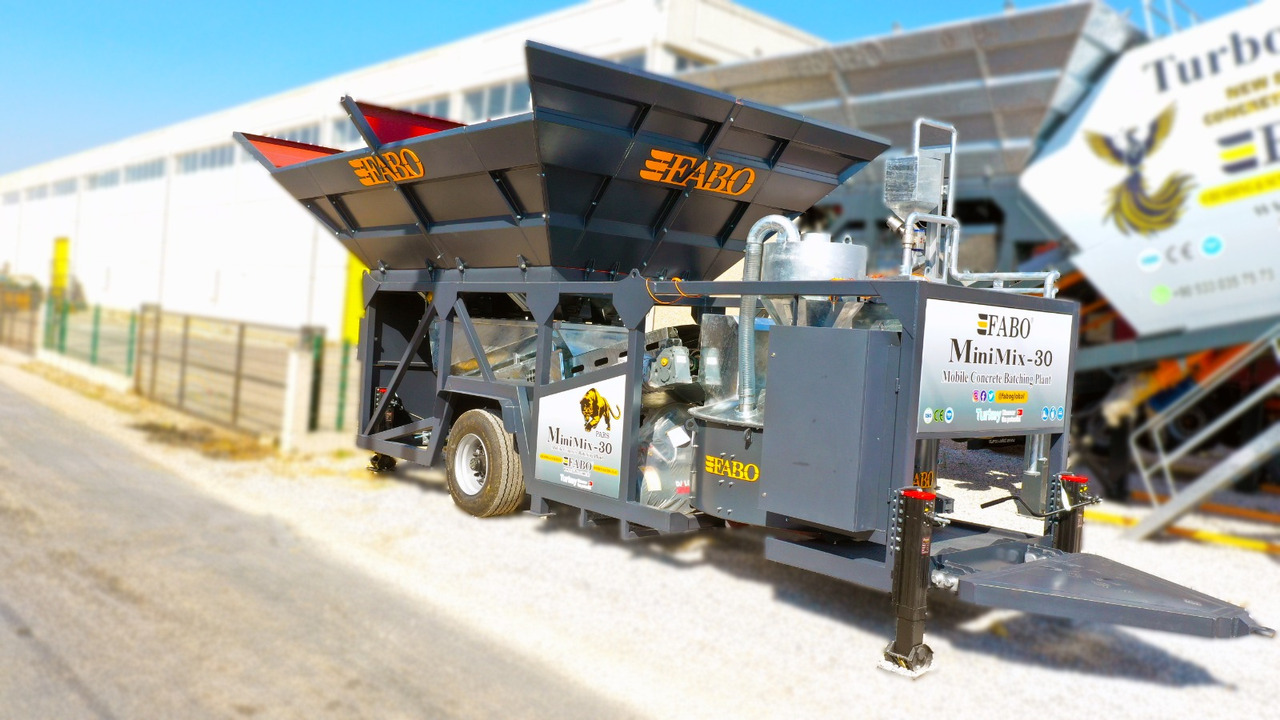 FABO mobile concrete batching plant - Betonárna: obrázek 1 FABO mobile concrete batching plant - Betonárna: obrázek 1