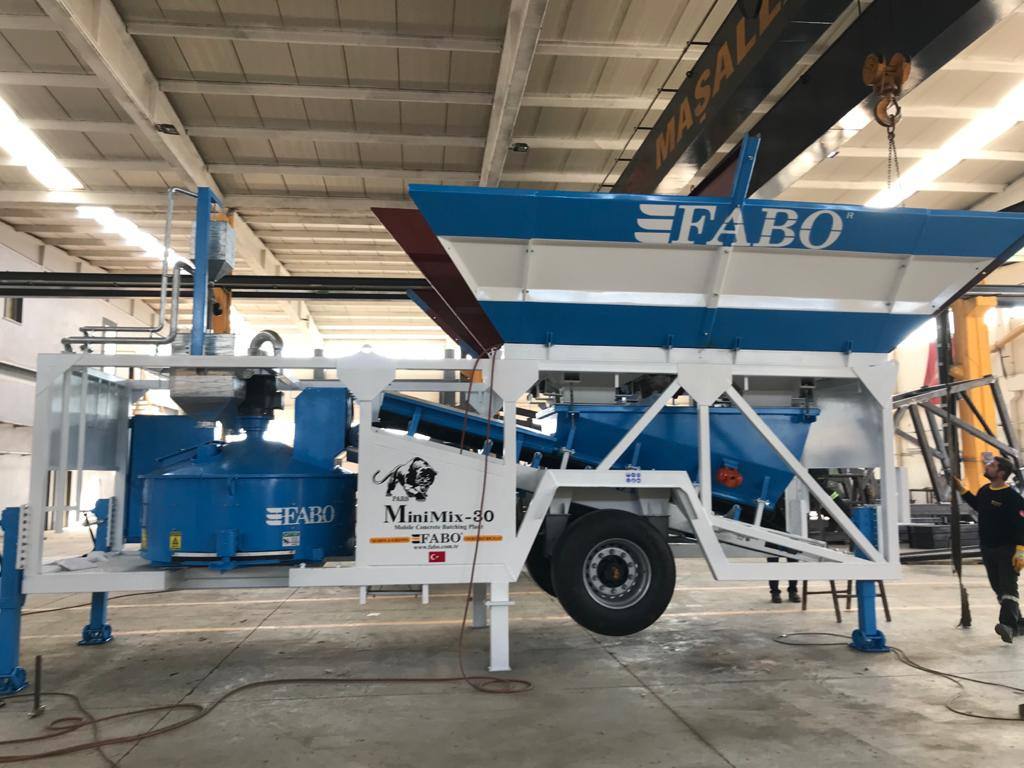 FABO mobile concrete batching plant - Betonárna: obrázek 4 FABO mobile concrete batching plant - Betonárna: obrázek 4