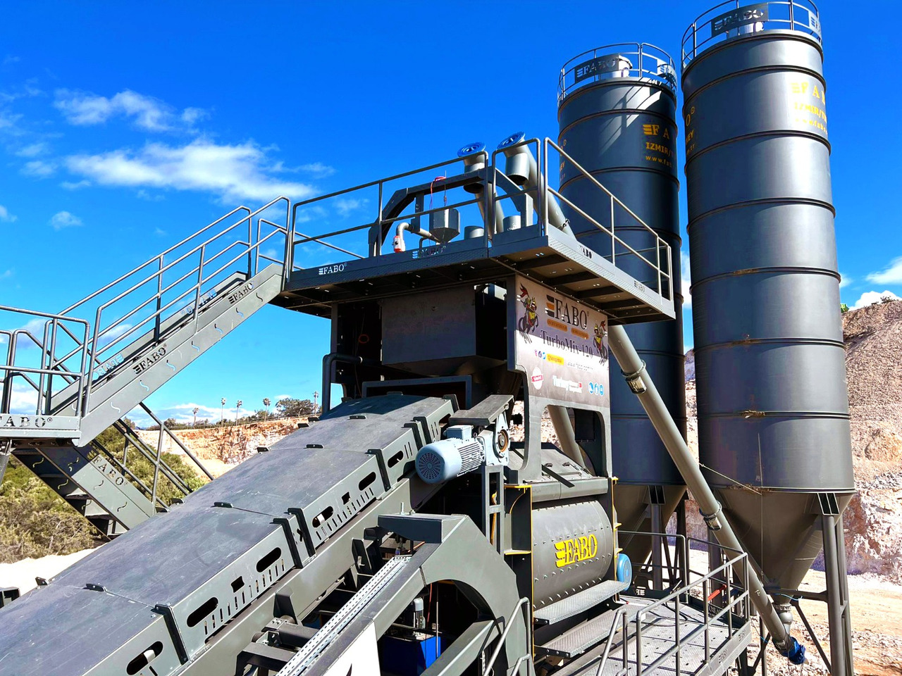 FABO mobile concrete batching plant - Betonárna: obrázek 5 FABO mobile concrete batching plant - Betonárna: obrázek 5