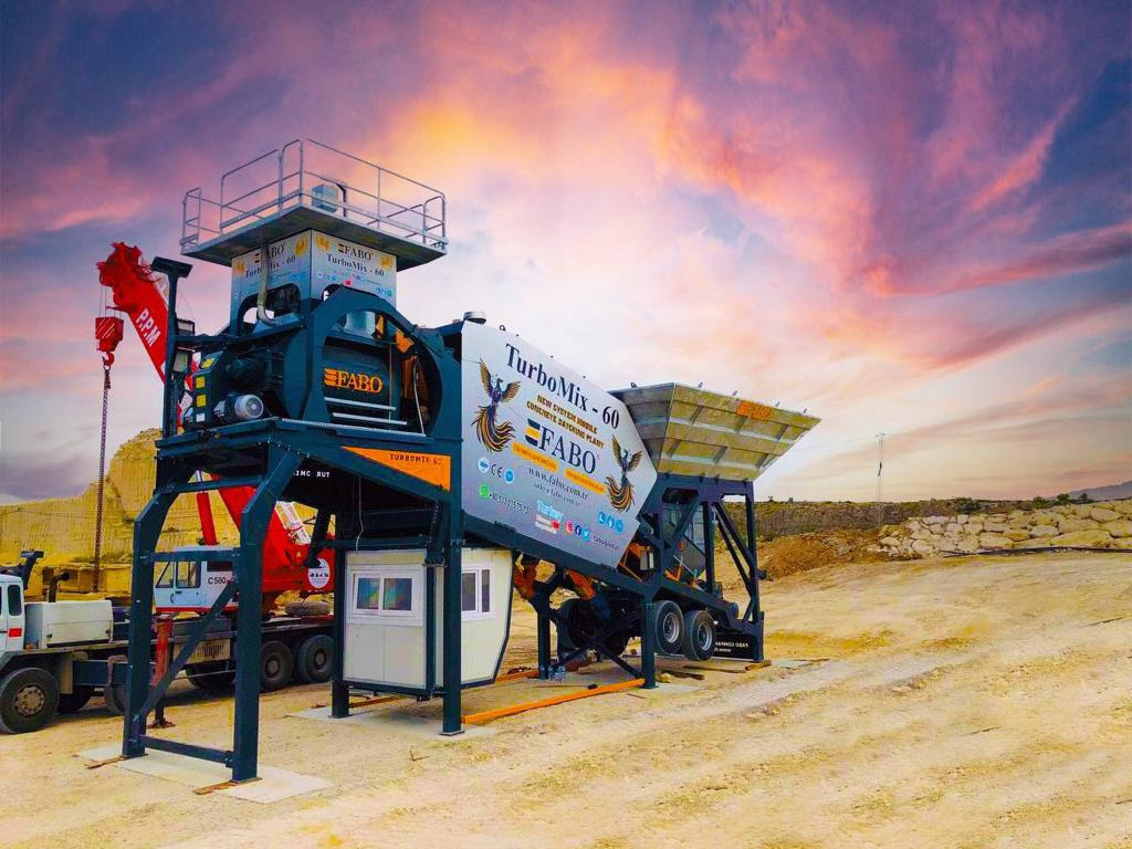 FABO mobile concrete batching plant - Betonárna: obrázek 2 FABO mobile concrete batching plant - Betonárna: obrázek 2