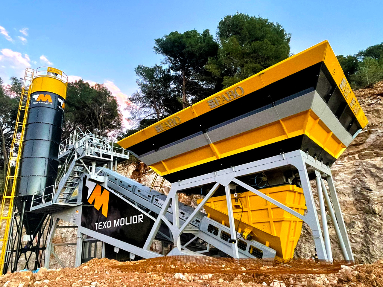 FABO mobile concrete batching plant - Betonárna: obrázek 4 FABO mobile concrete batching plant - Betonárna: obrázek 4