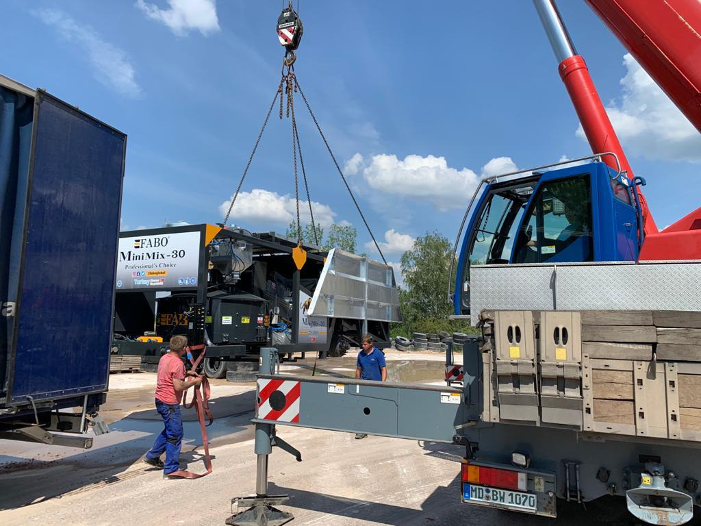 Nový Betonárna FABO mobile concrete batching plant: obrázek 6