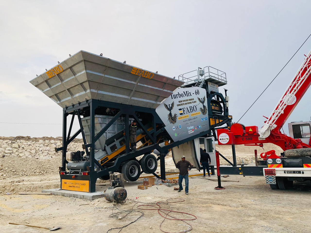FABO mobile concrete batching plant - Betonárna: obrázek 3 FABO mobile concrete batching plant - Betonárna: obrázek 3