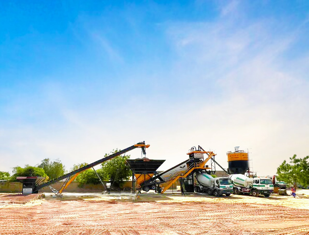 FABO mobile concrete batching plant - Betonárna: obrázek 1 FABO mobile concrete batching plant - Betonárna: obrázek 1