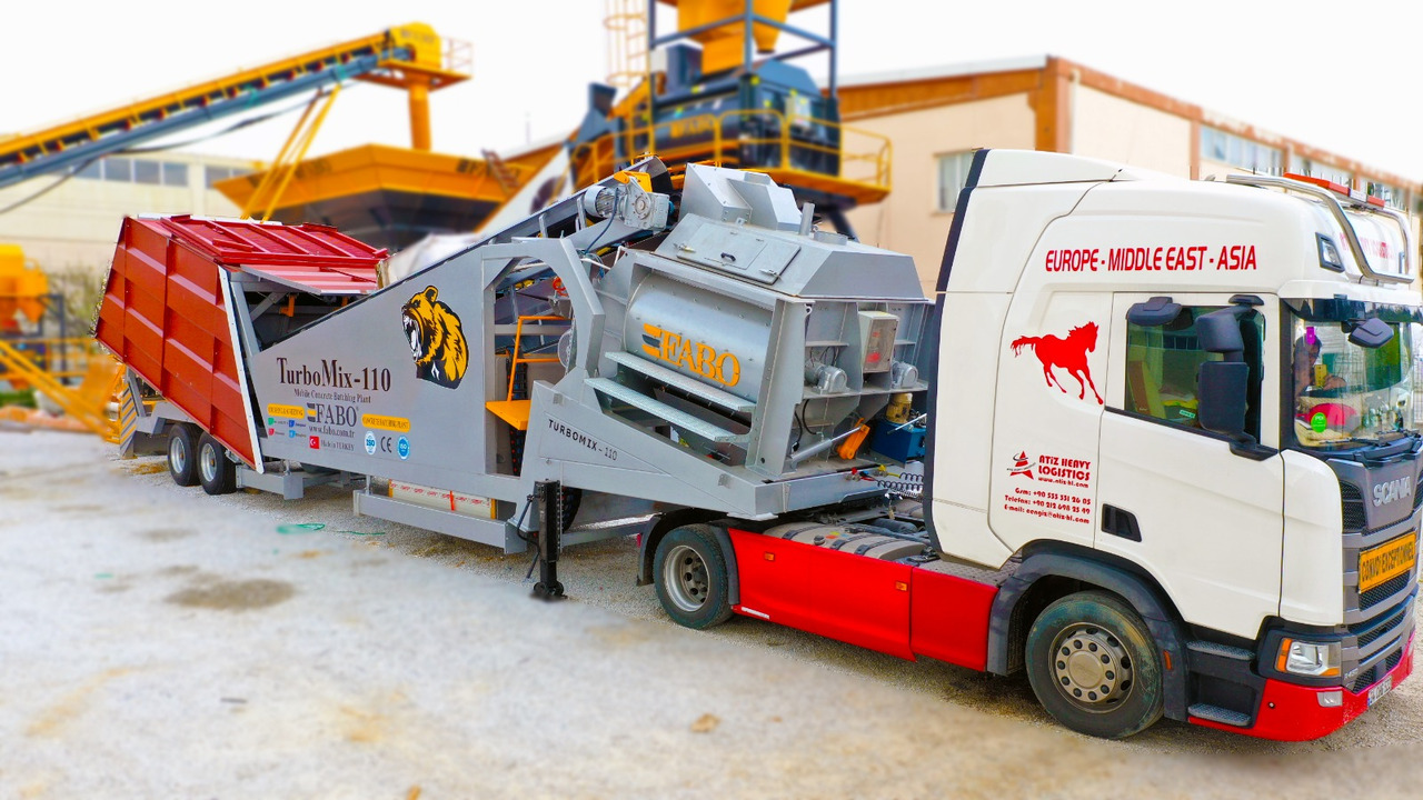 FABO mobile concrete batching plant - Betonárna: obrázek 1 FABO mobile concrete batching plant - Betonárna: obrázek 1