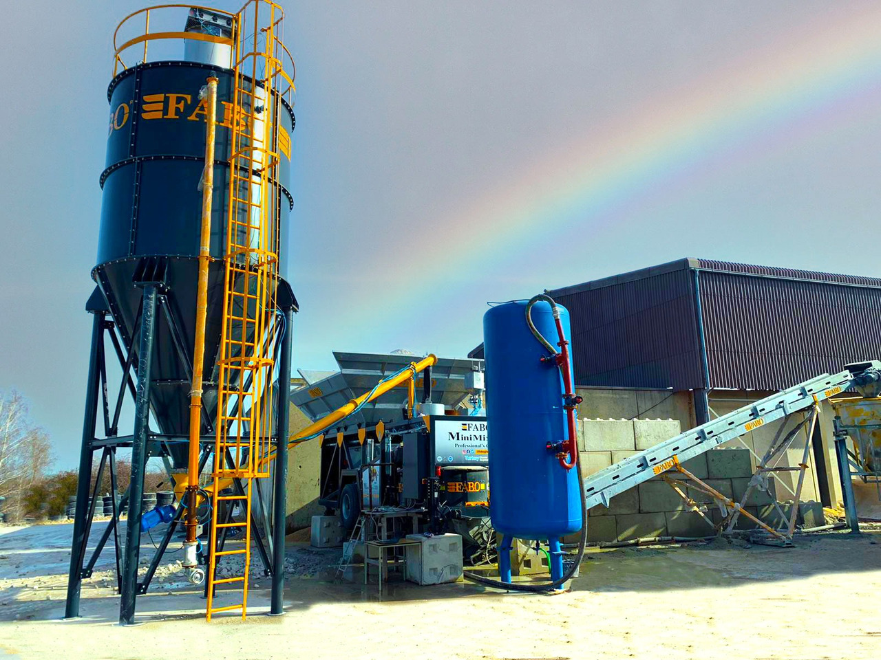 FABO mobile concrete batching plant - Betonárna: obrázek 2 FABO mobile concrete batching plant - Betonárna: obrázek 2