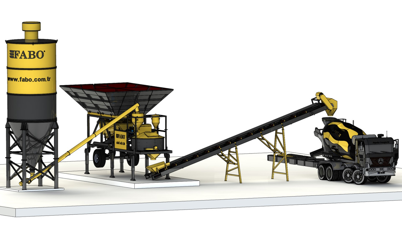 Nový Betonárna FABO mobile concrete batching plant: obrázek 12 Nový Betonárna FABO mobile concrete batching plant: obrázek 12