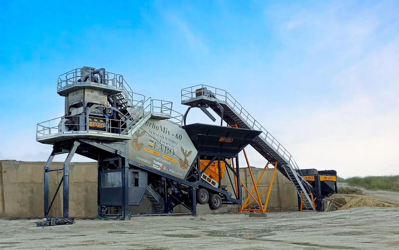 FABO mobile concrete batching plant - Betonárna: obrázek 1 FABO mobile concrete batching plant - Betonárna: obrázek 1