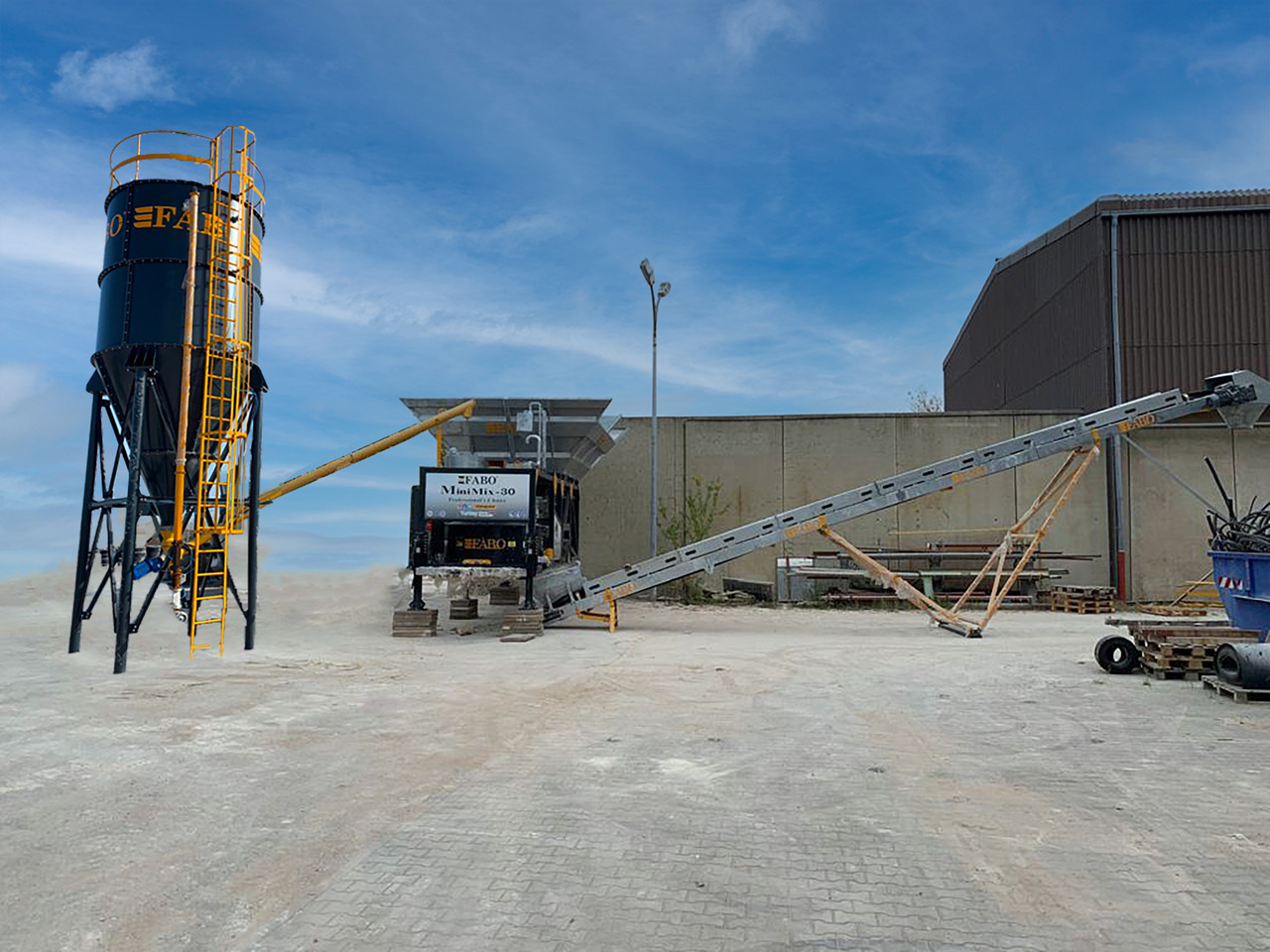 FABO mobile concrete batching plant - Betonárna: obrázek 1 FABO mobile concrete batching plant - Betonárna: obrázek 1