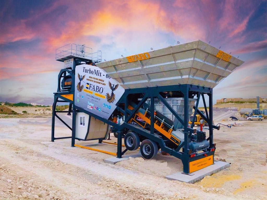 FABO mobile concrete batching plant - Betonárna: obrázek 4 FABO mobile concrete batching plant - Betonárna: obrázek 4