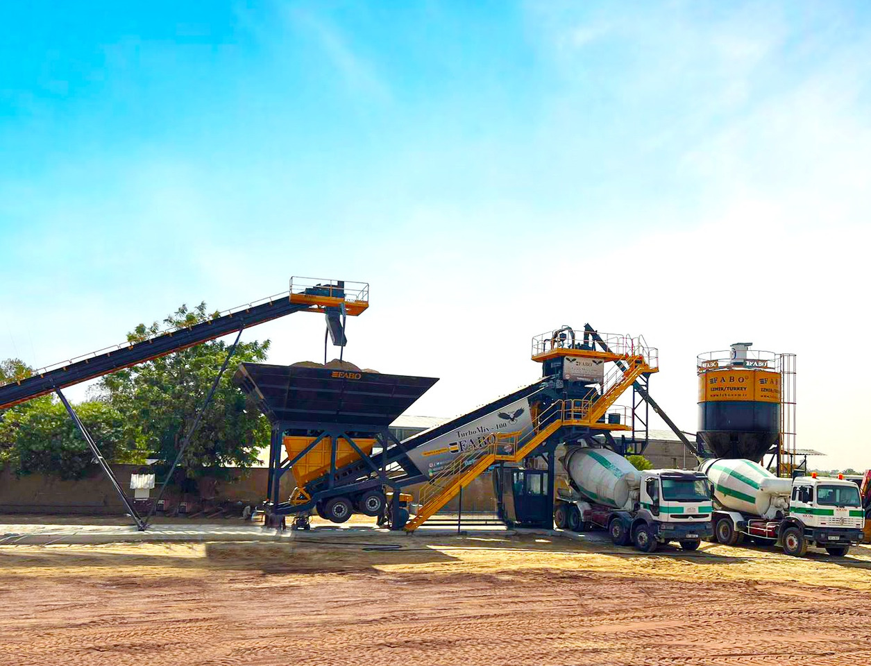 FABO mobile concrete batching plant - Betonárna: obrázek 2 FABO mobile concrete batching plant - Betonárna: obrázek 2